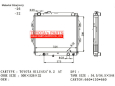 16400 Toyota Hilux Radiator ATM 4WD